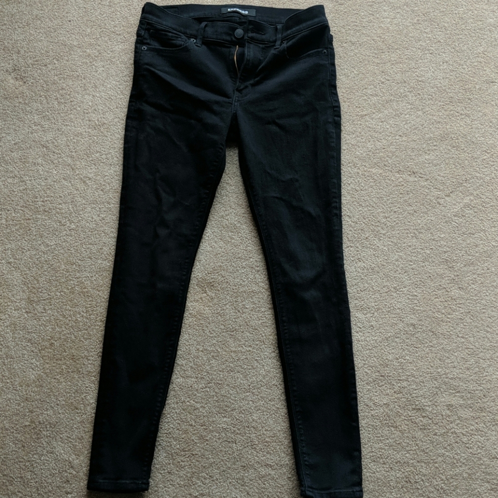 Express Mid Rise Stretch Leggings